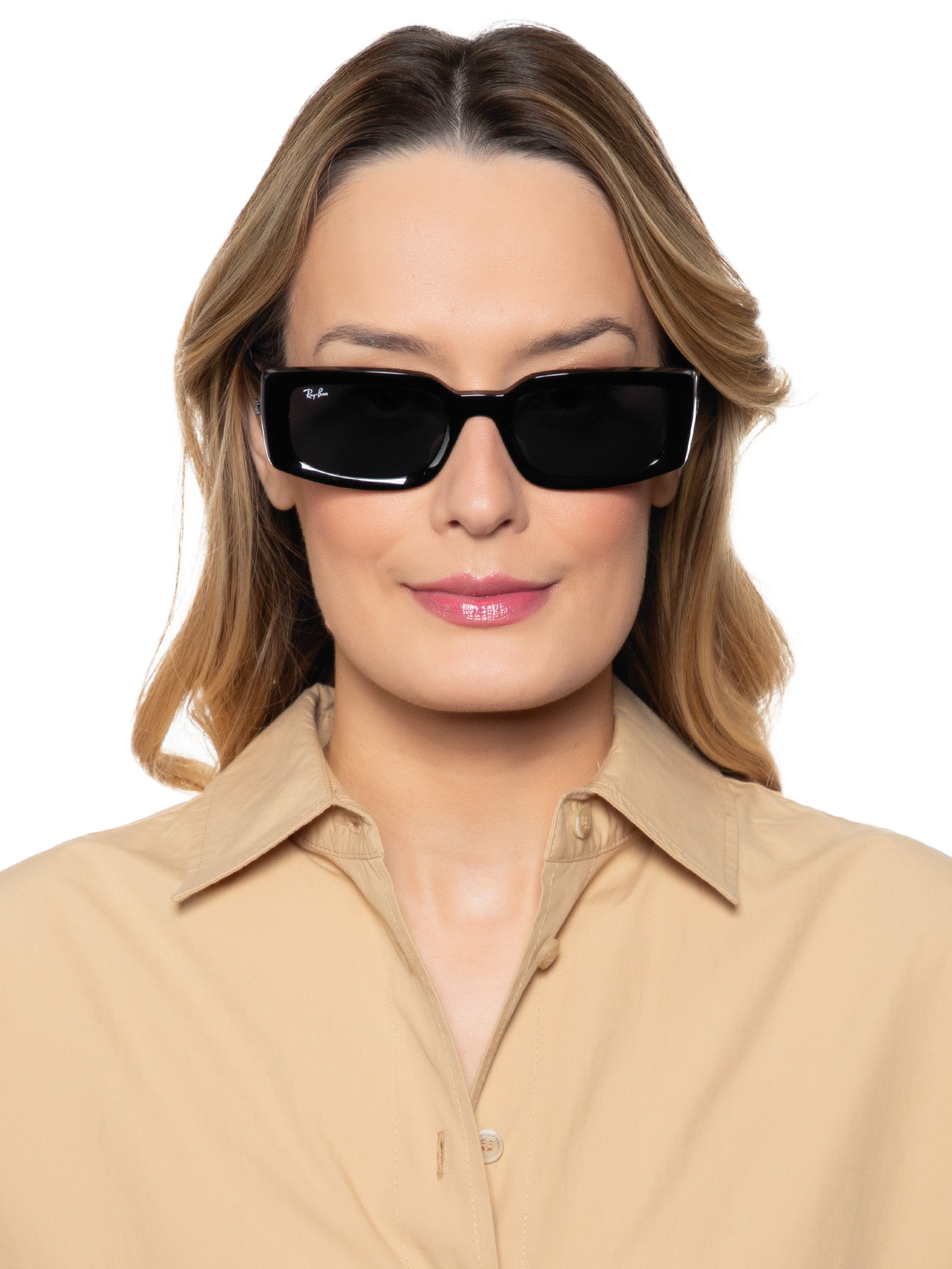 Óculos De Sol Unissex Sol Kiliane Bio-Based - Ray-Ban - Preto