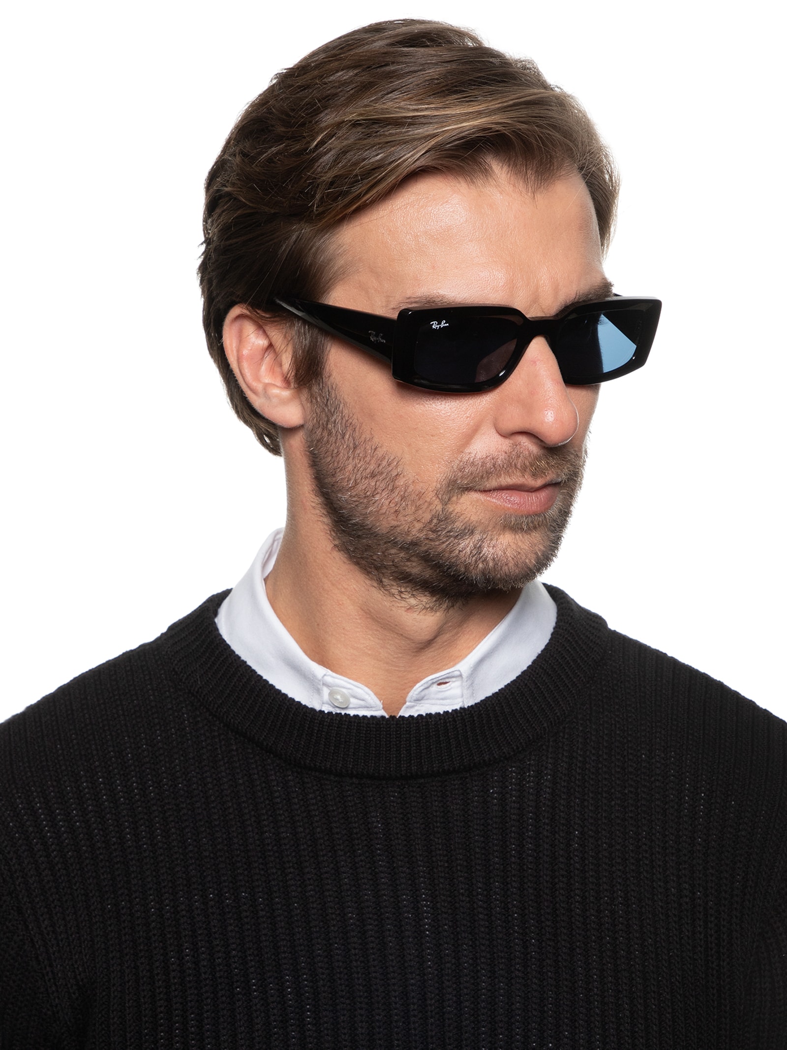 Óculos De Sol Unissex Sol Kiliane Bio-Based - Ray-Ban - Preto