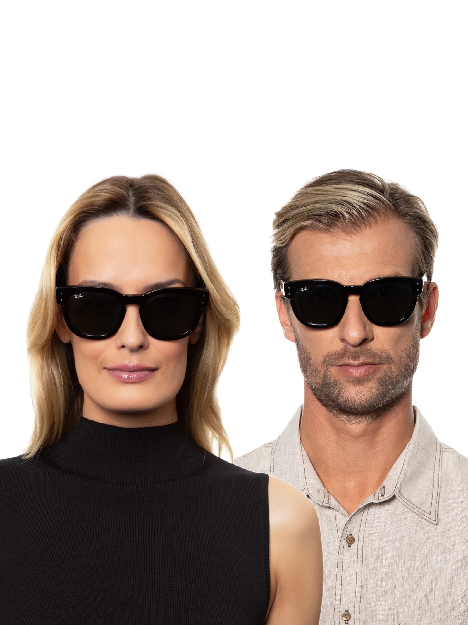 Óculos De Sol Unissex Mega Hawkeye Preto Ray-ban