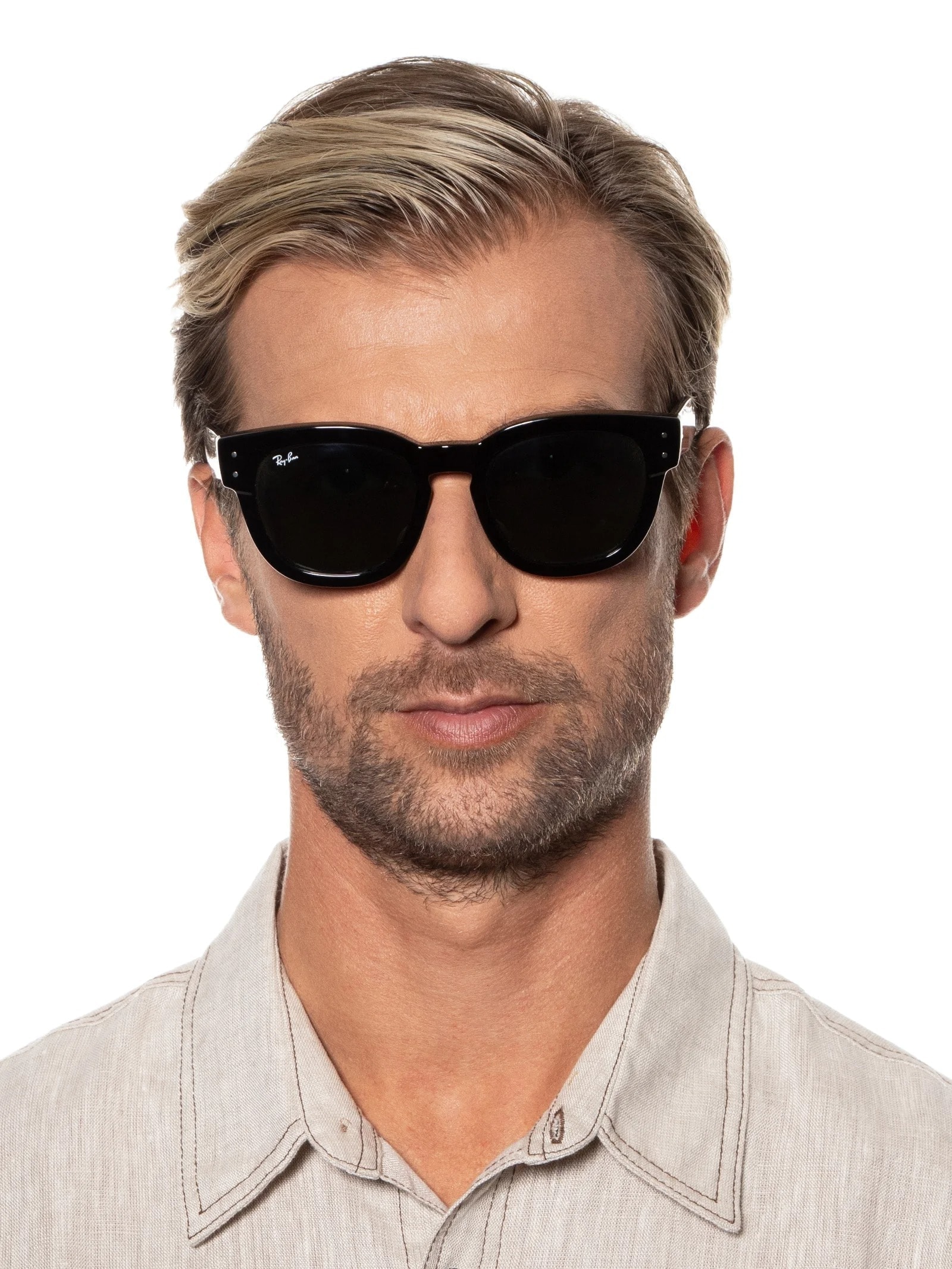 Ray-Ban - Óculos De Sol Unissex Mega Hawkeye - Preto