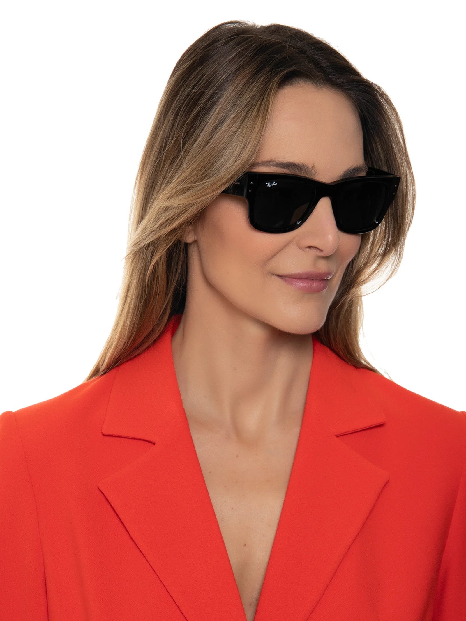 Óculos De Sol Unissex Mega Wayfarer Preto Ray-ban