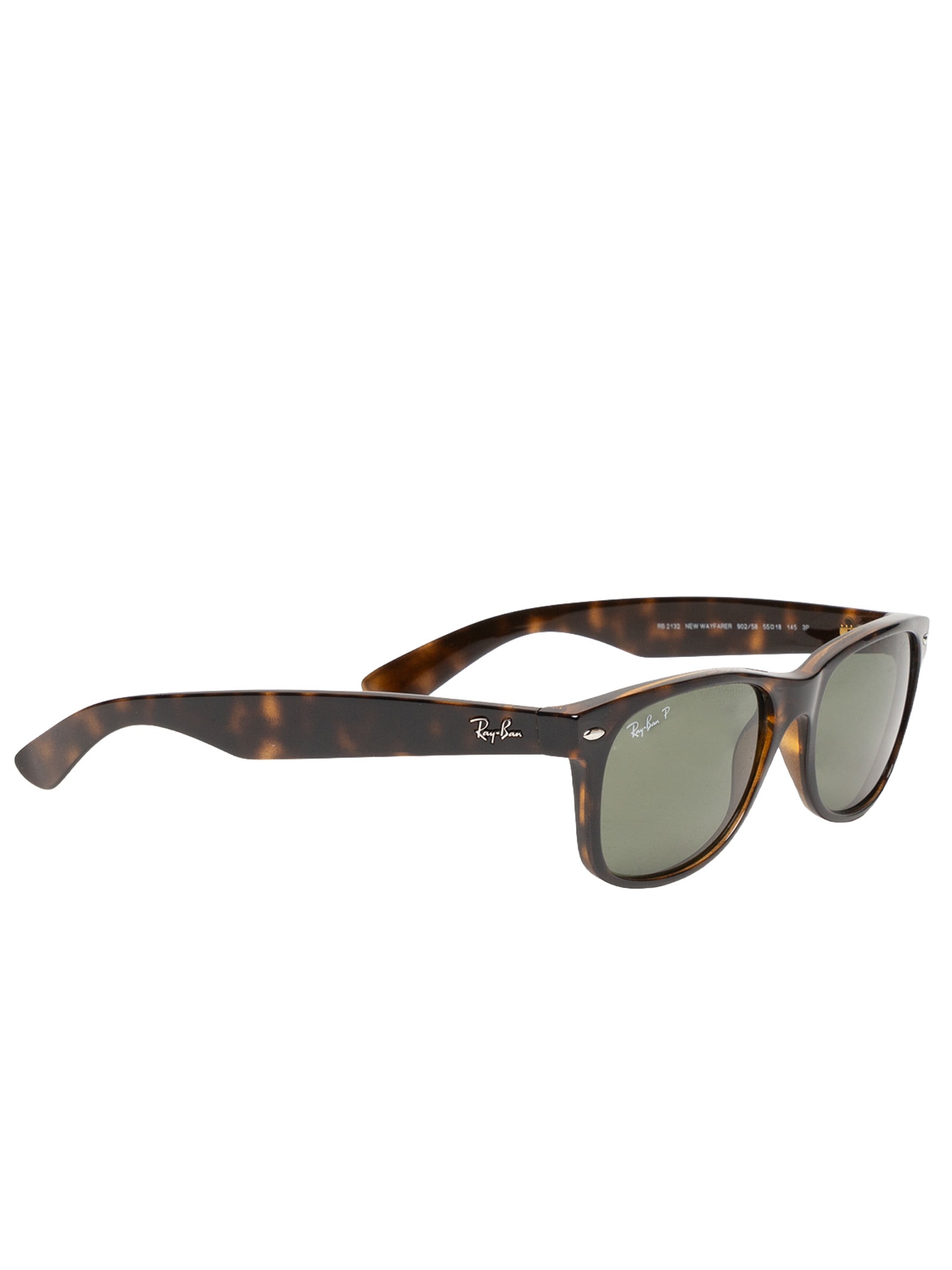 Óculos De Sol Unissex New Wayfarer Classic Marrom Ray-ban
