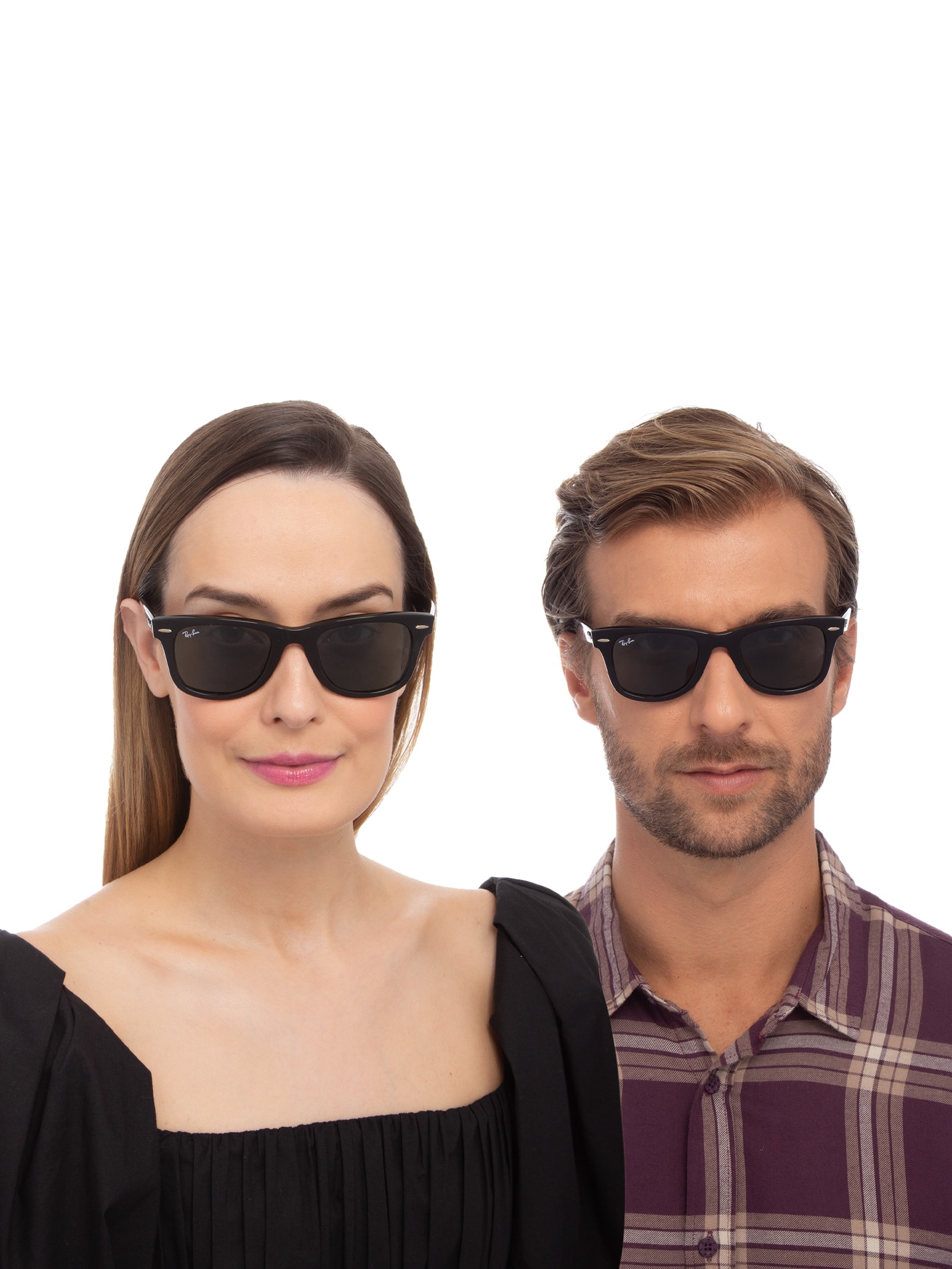 Óculos De Sol Unissex Original Wayfarer Classic Preto Ray-ban