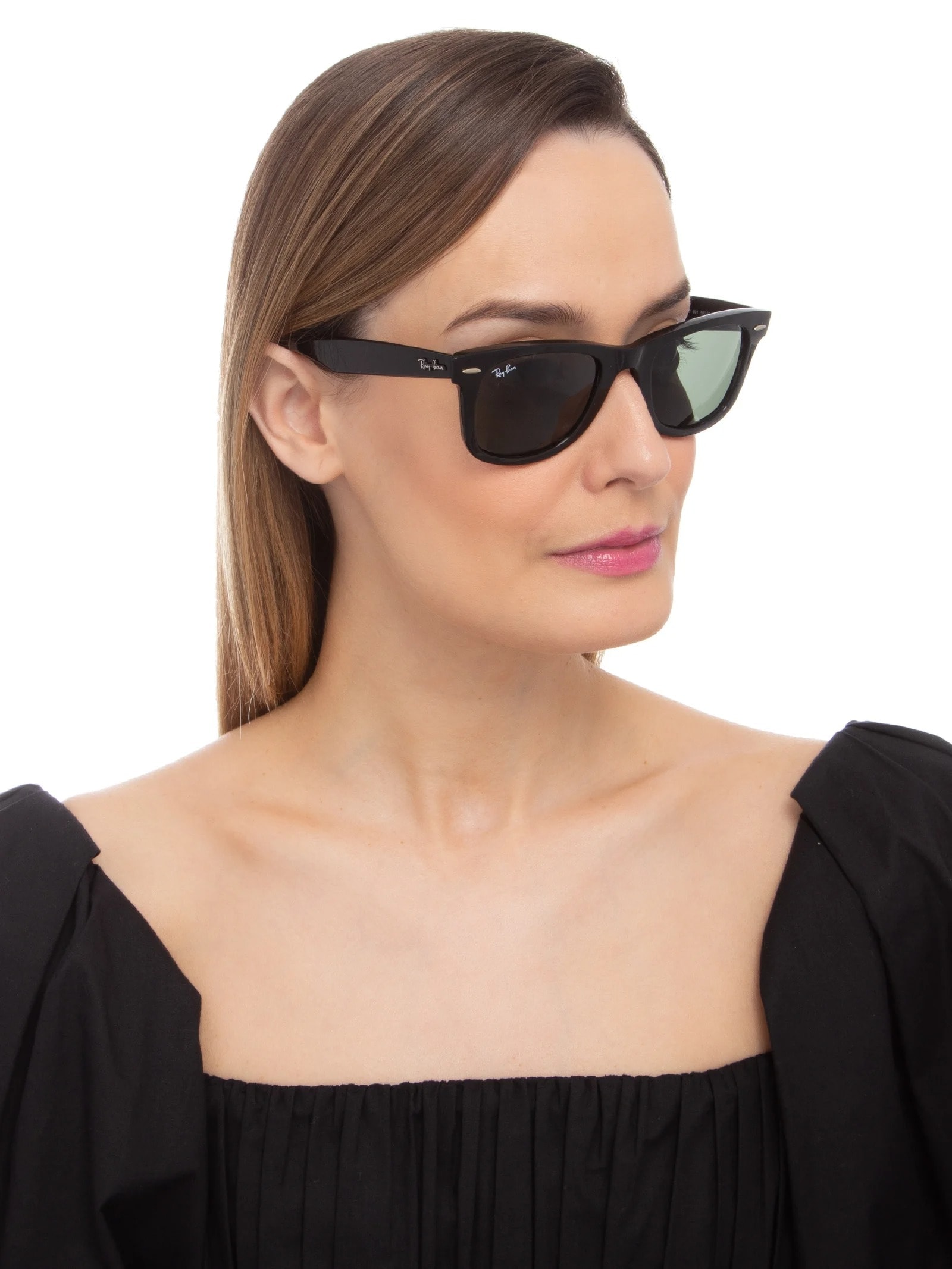 Óculos De Sol Unissex Original Wayfarer Classic Preto Ray-ban