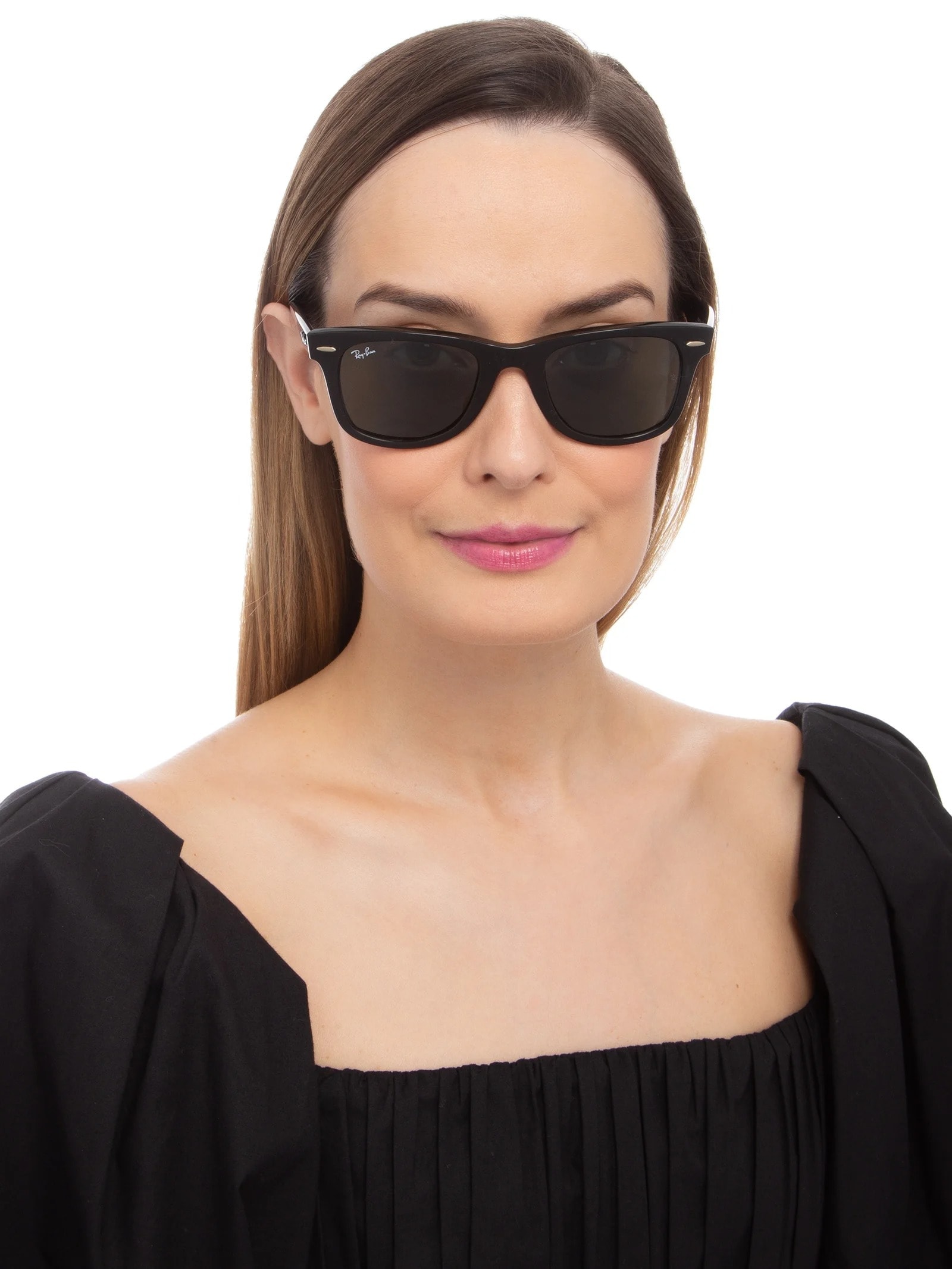 Óculos De Sol Unissex Original Wayfarer Classic Preto Ray-ban