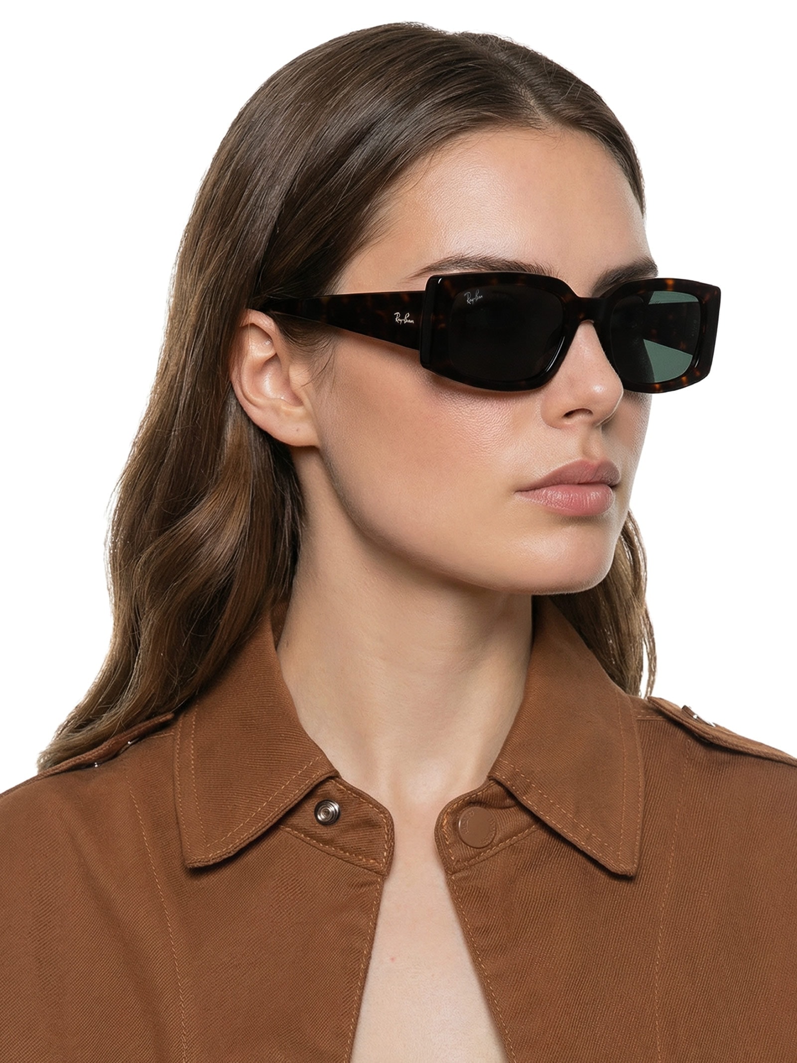 Óculos De Sol Unissex Sol Kiliane Bio-Based Marrom Ray-ban