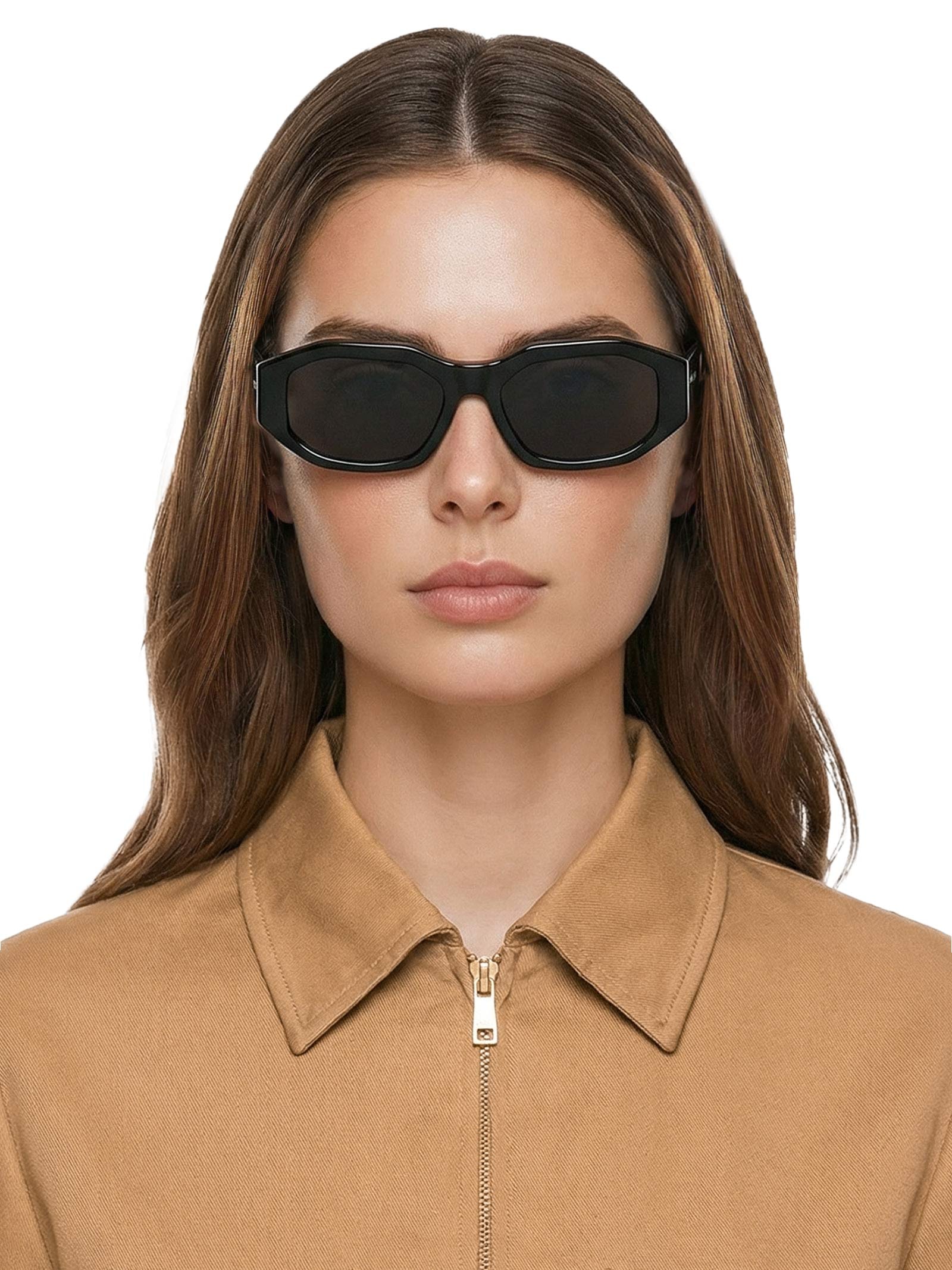 Óculos Feminino Adulto Amsterdã Preto Helena Bordon