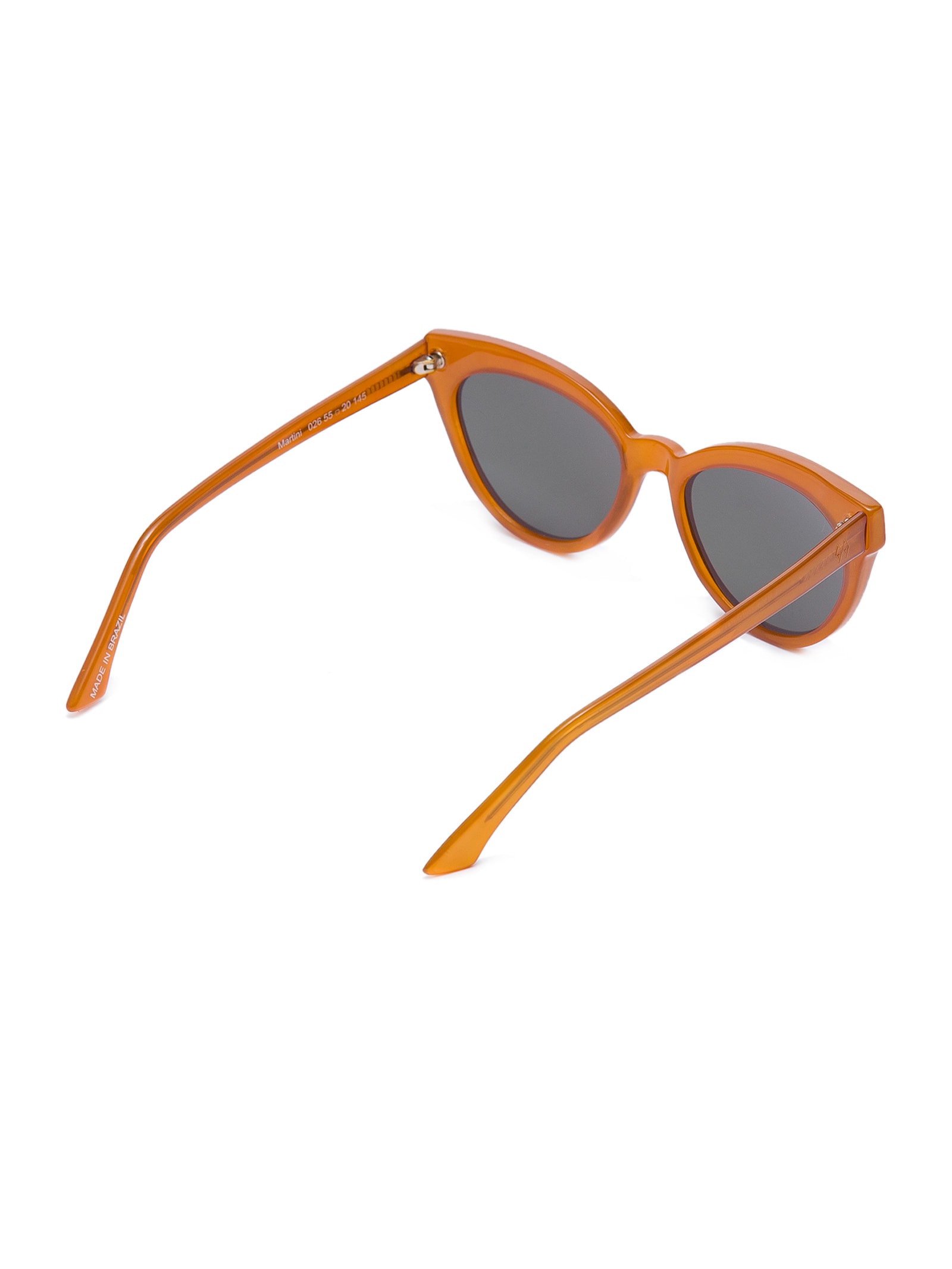 Óculos Feminino Adulto Martini Caramelo Transparente G15 Marrom Helena Bordon