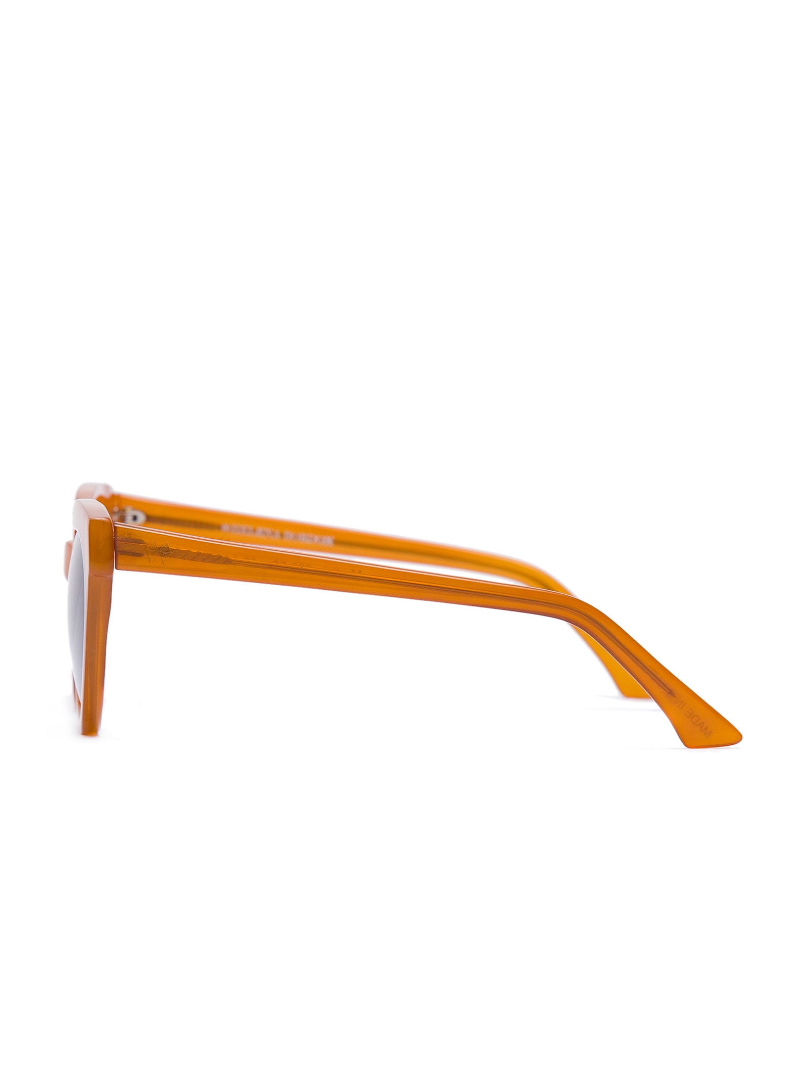 Óculos Feminino Adulto Martini Caramelo Transparente G15 Marrom Helena Bordon