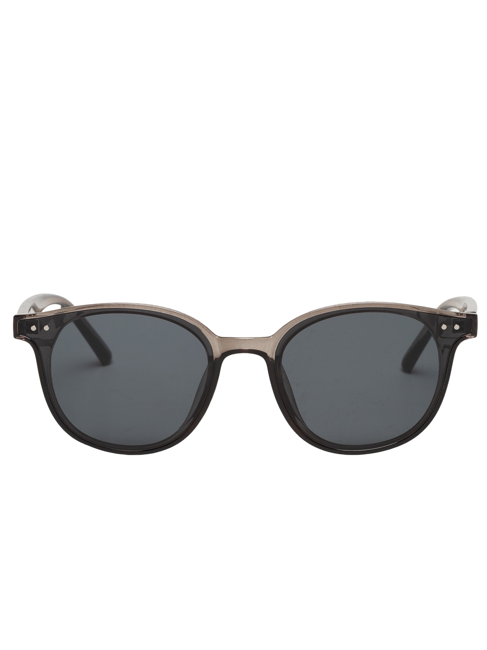 Óculos Feminino Arredondado Cinza Basiq