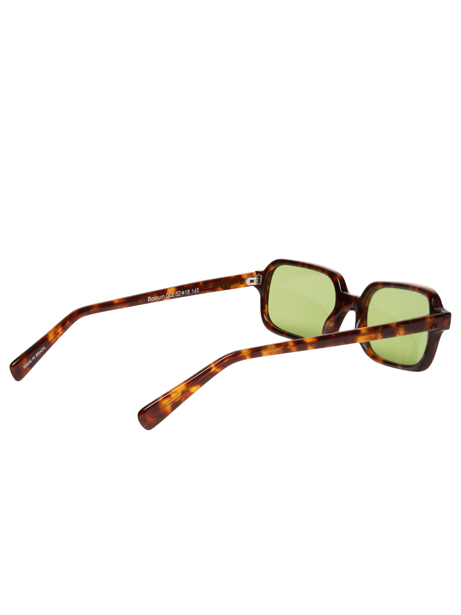 Óculos Feminino Bodrum Demi Com Lente Verde Marrom Helena Bordon