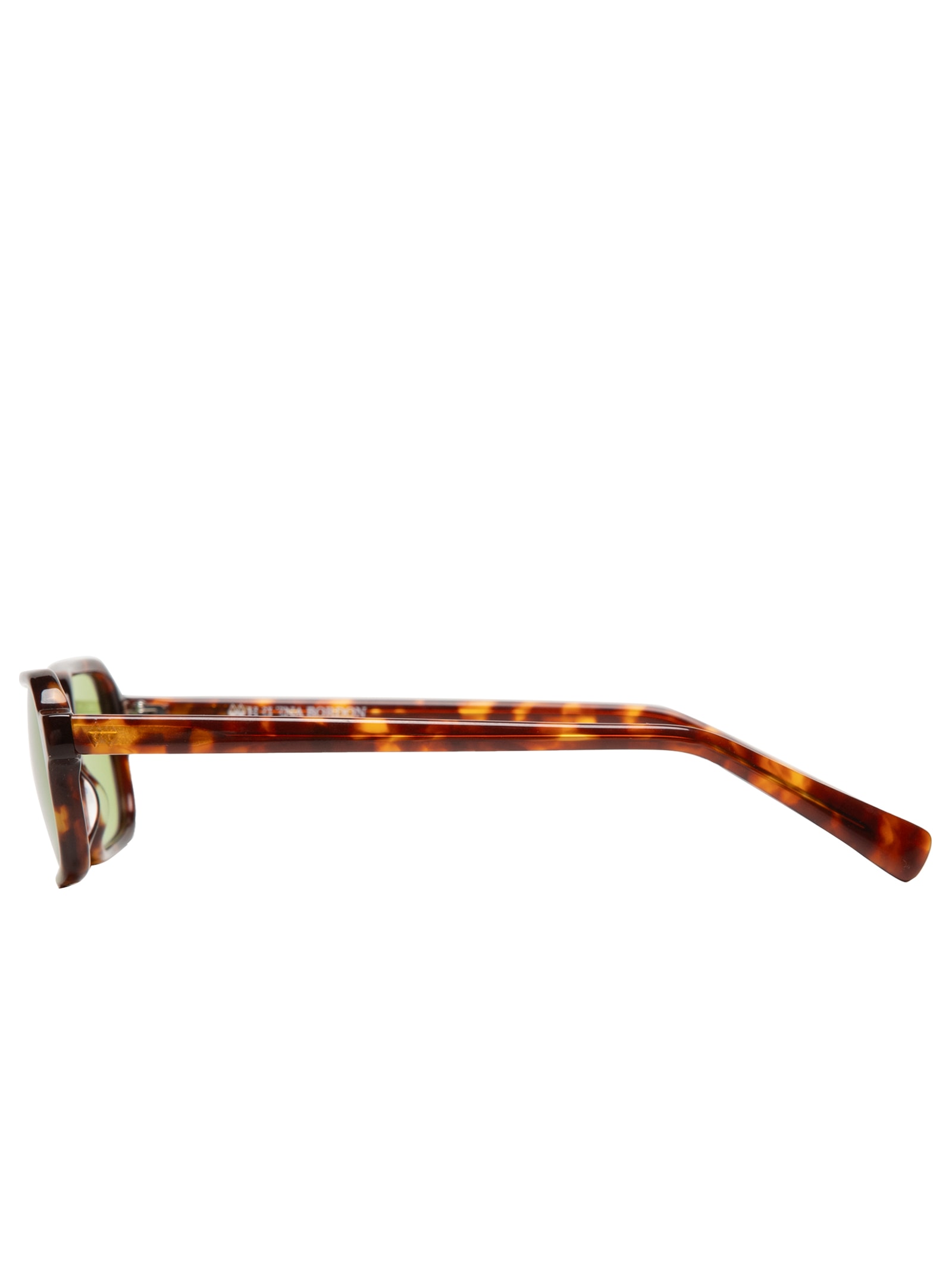 Óculos Feminino Bodrum Demi Com Lente Verde Marrom Helena Bordon