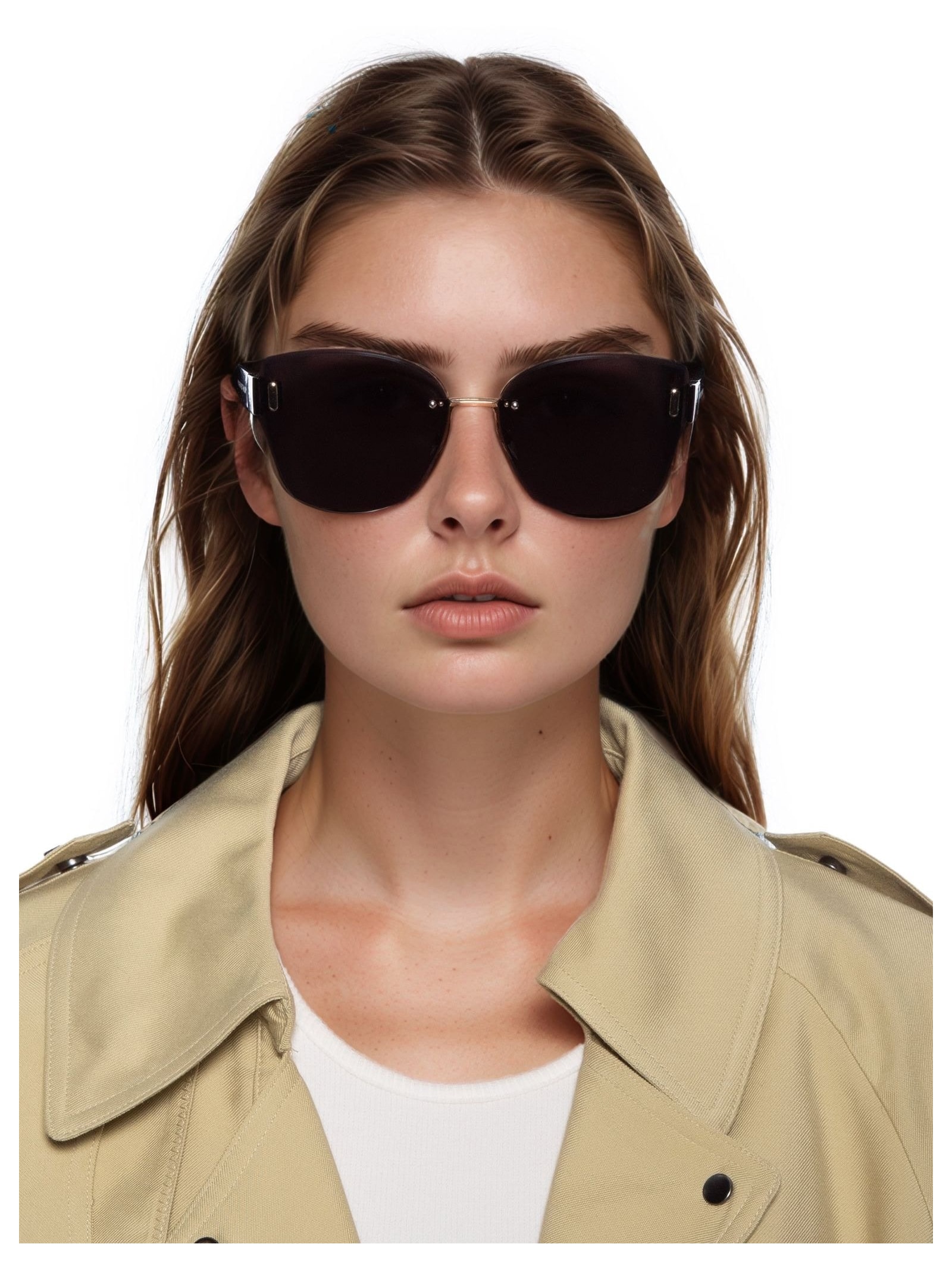 Óculos Feminino De Sol Preto Market 33