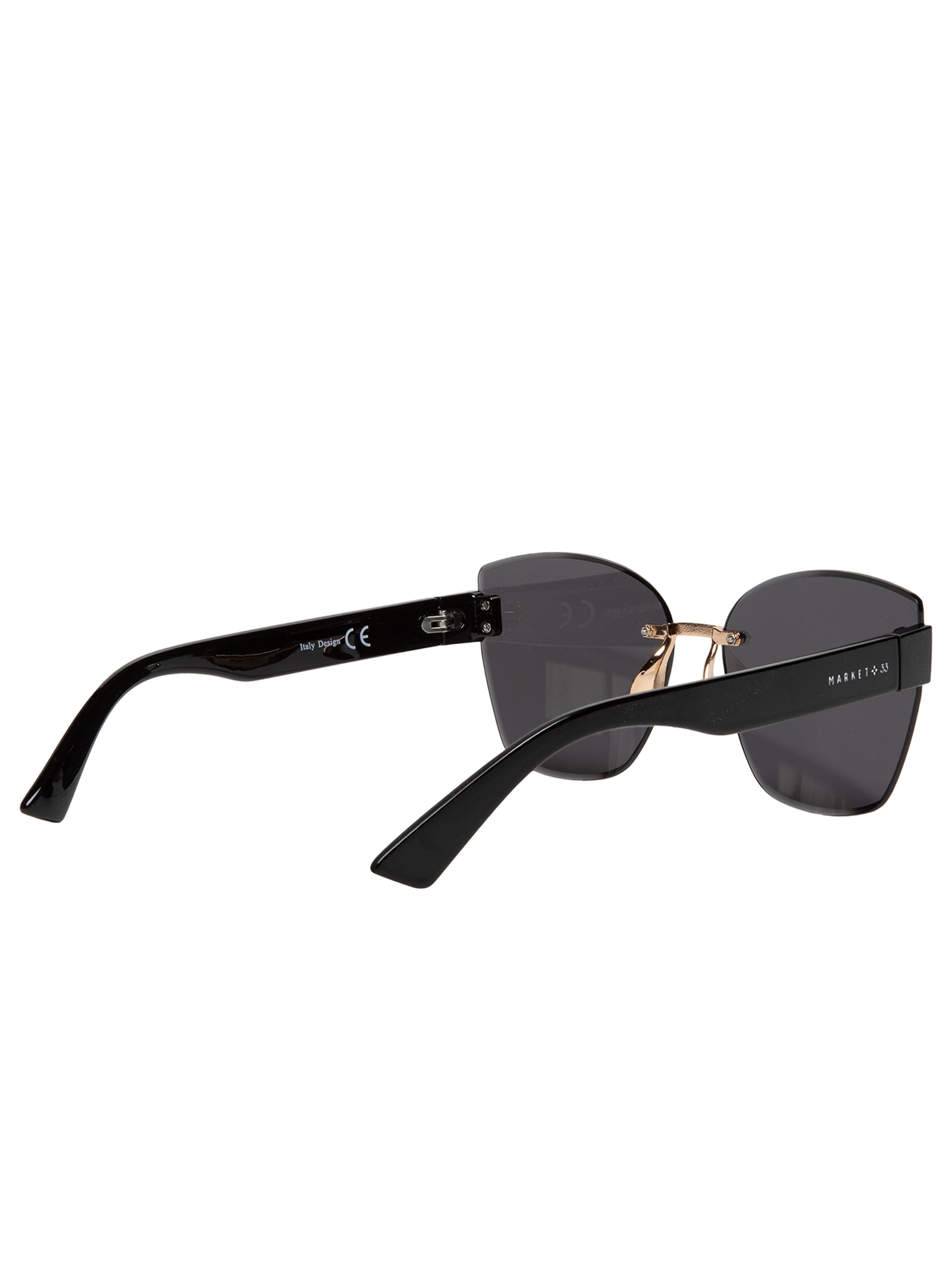 Óculos Feminino De Sol Preto Market 33