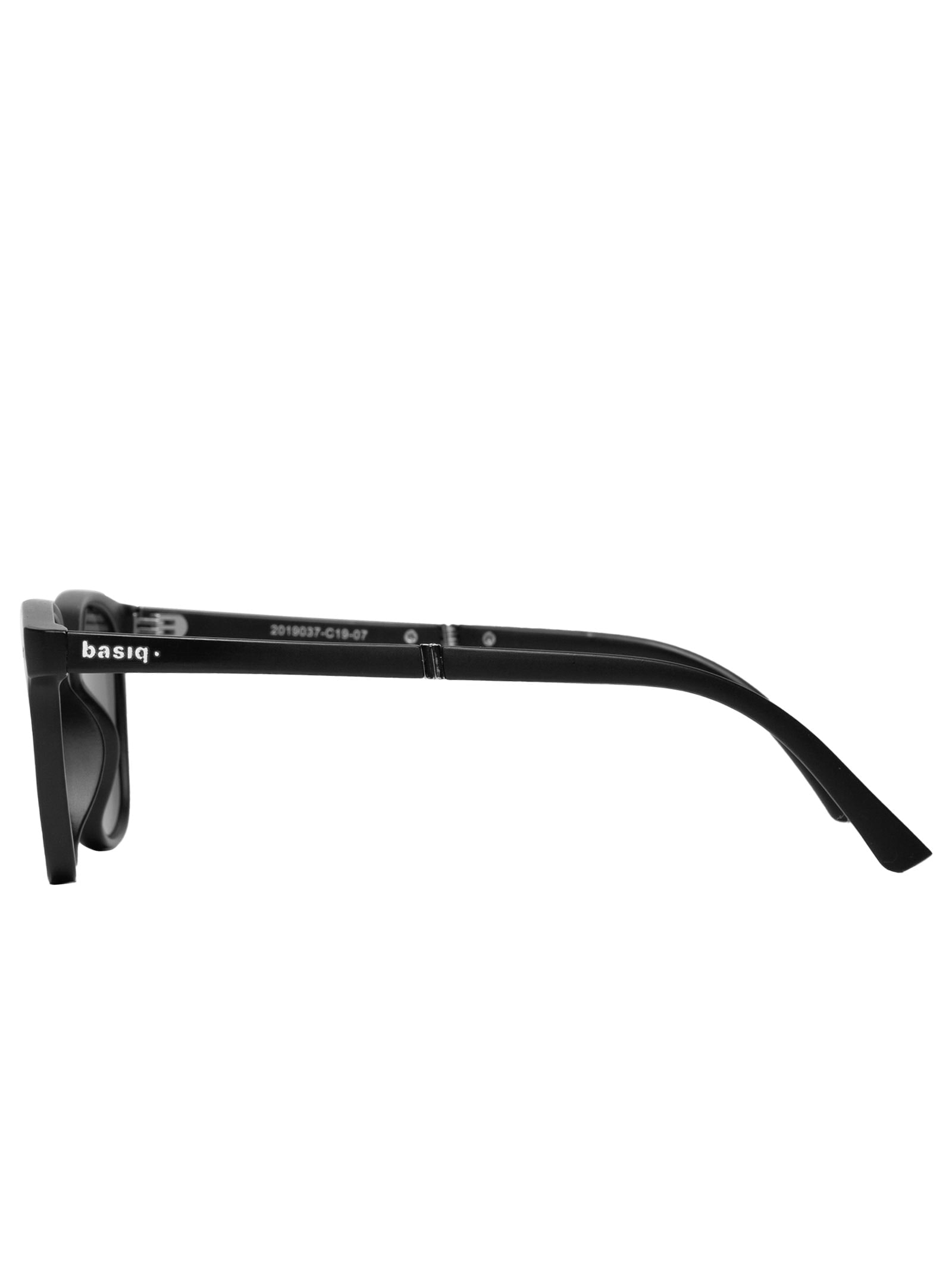 Óculos Feminino Dobrável Quadrado Preto Basiq