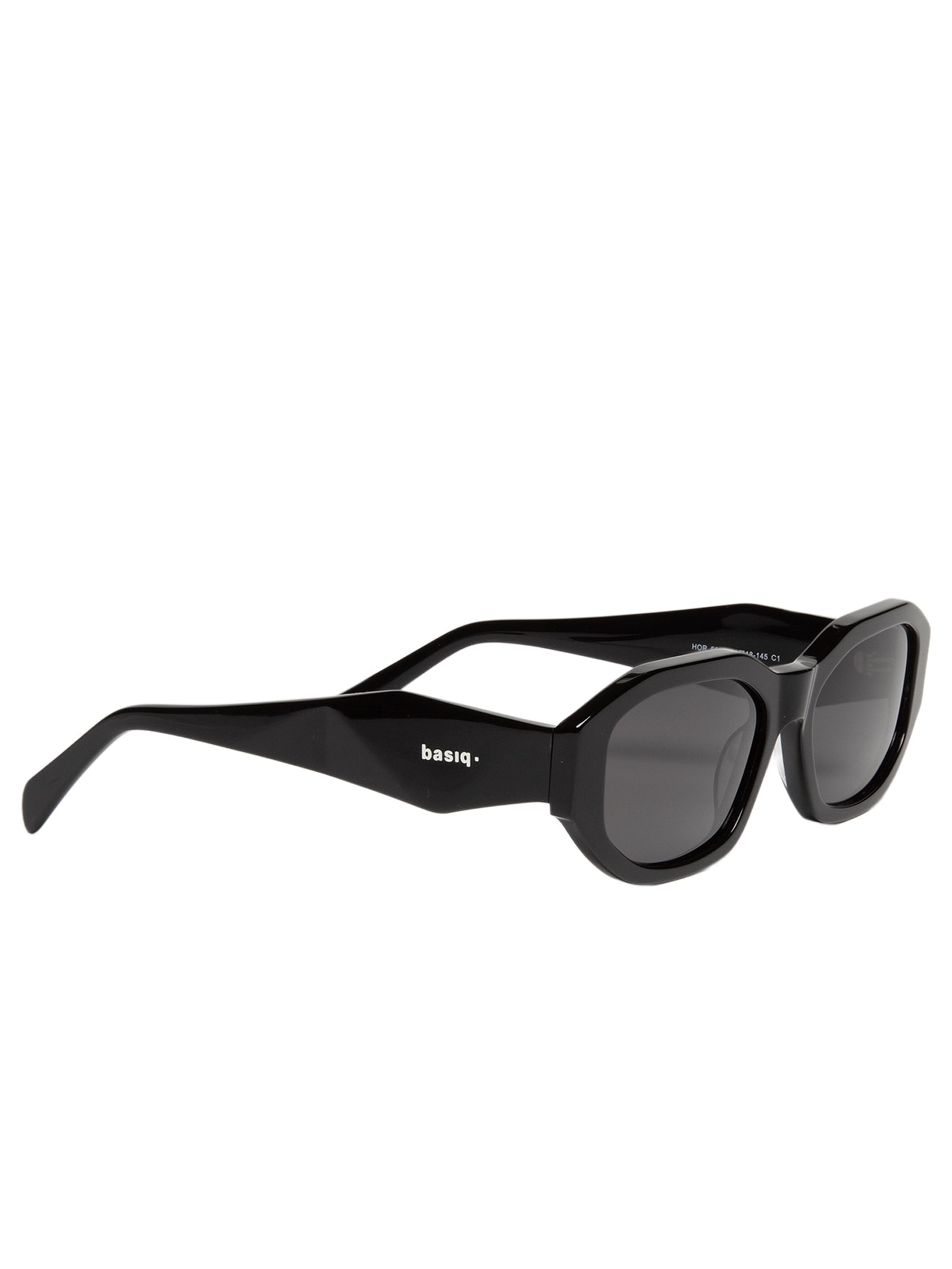Óculos Feminino Geométrico Preto Basiq
