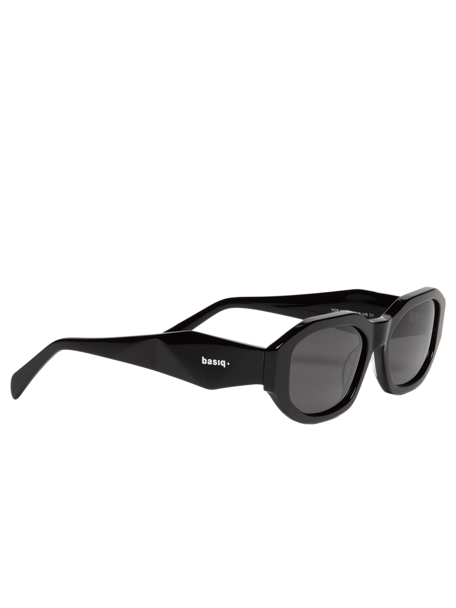 Óculos Feminino Geométrico Preto Basiq