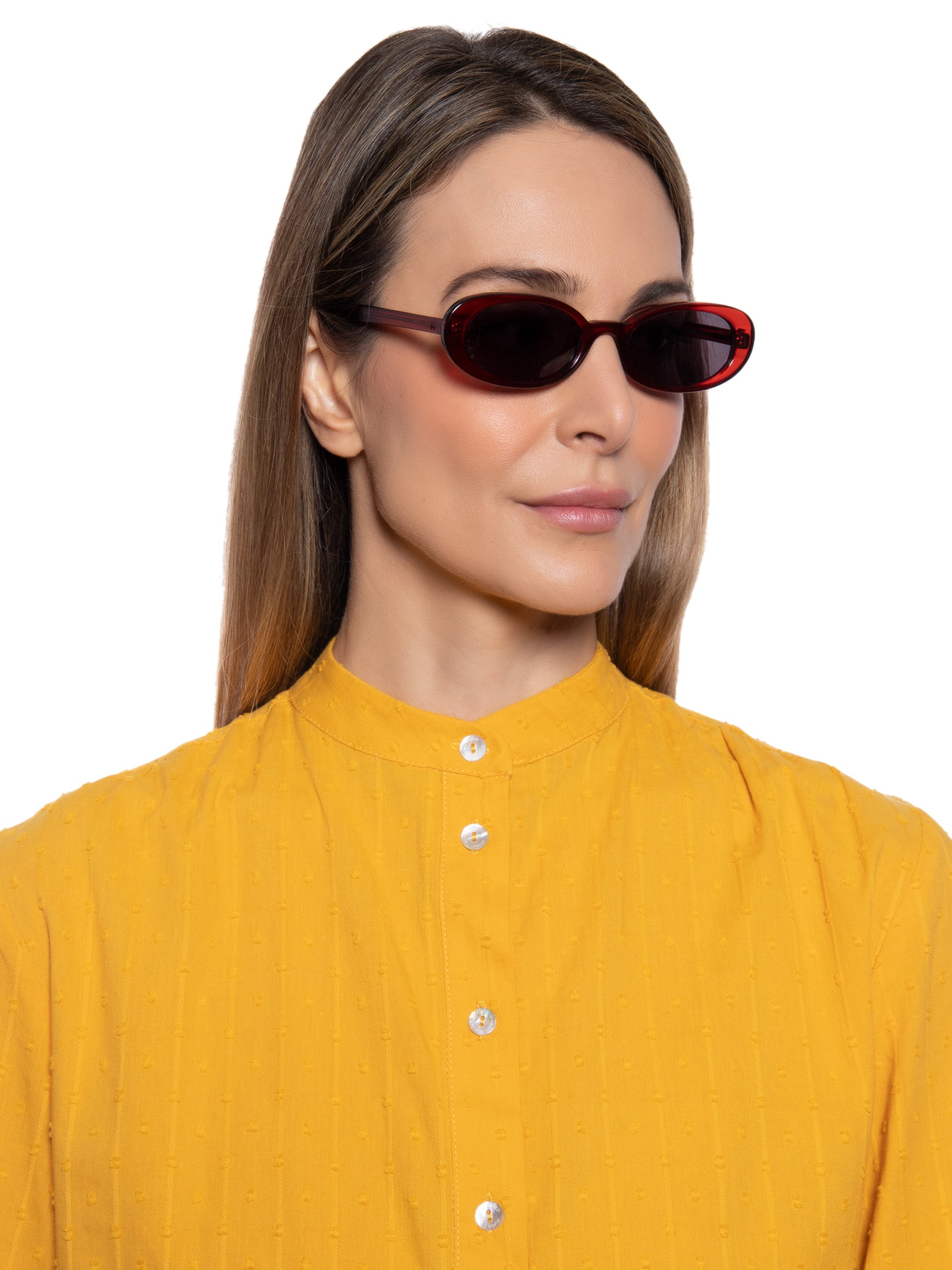 Óculos Feminino Londres Vermelho Helena Bordon