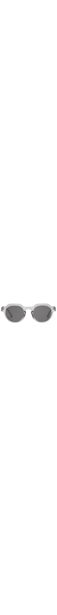 Óculos Feminino Redondo Transparente - Cinza