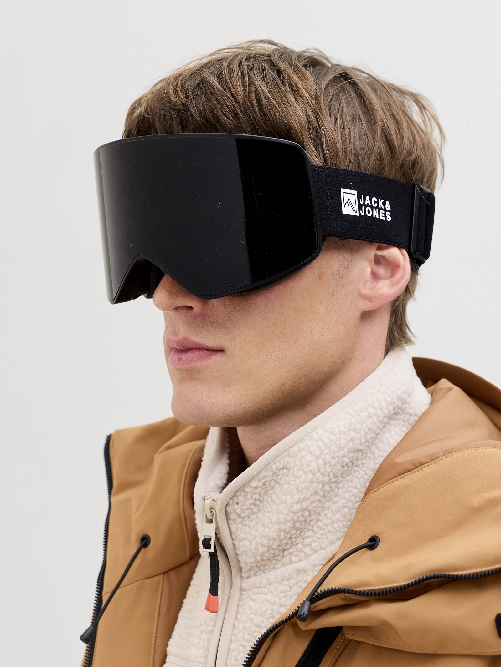 Óculos Masculino Jacanton Goggles Ski Preto Jack & Jones