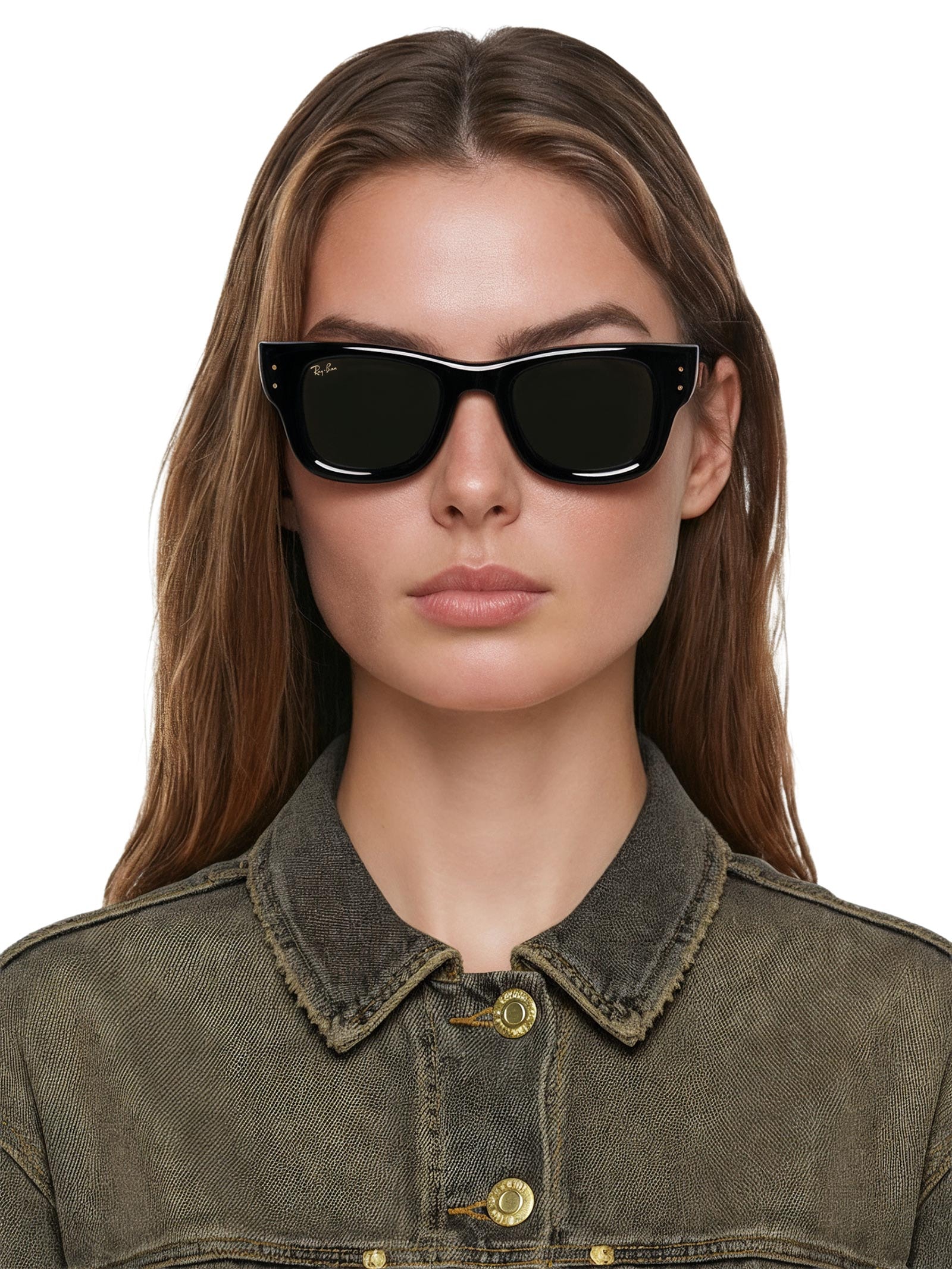 Óculos Unissex Wayfarer Puffer Preto Ray-ban