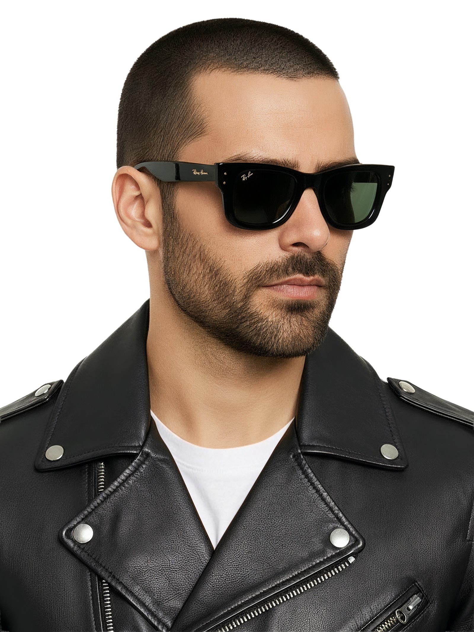 Óculos Unissex Wayfarer Puffer Preto Ray-ban