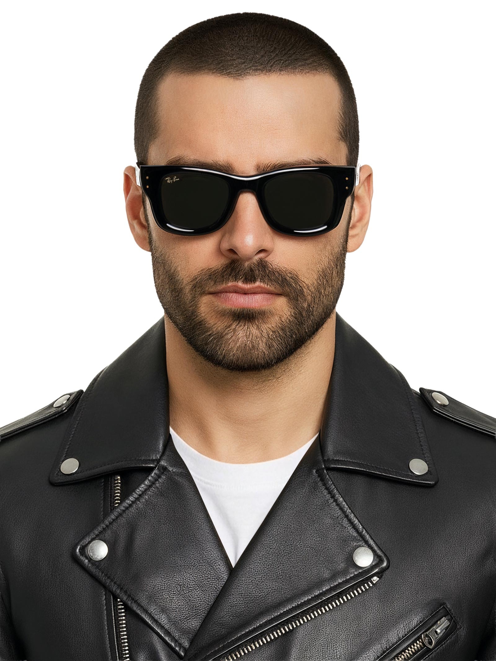 Óculos Unissex Wayfarer Puffer Preto Ray-ban