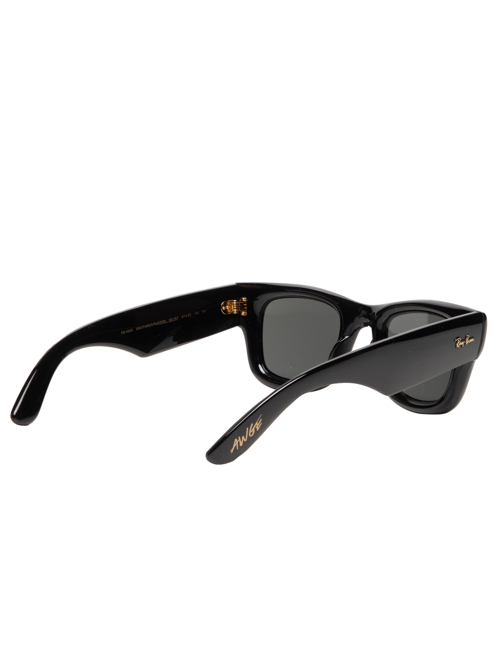 Óculos Unissex Wayfarer Puffer - Preto - Ray-Ban