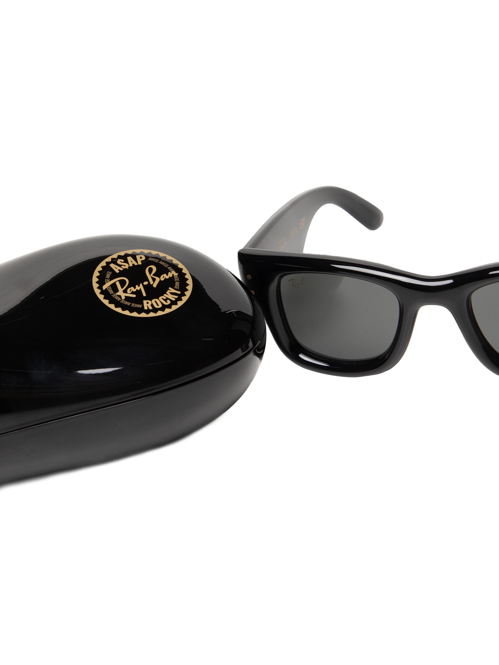 Óculos Unissex Wayfarer Puffer - Preto - Ray-Ban