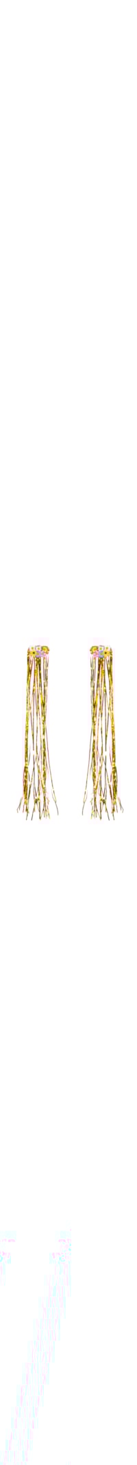 Ombreira Feminina Carnaval Flores - Dourado