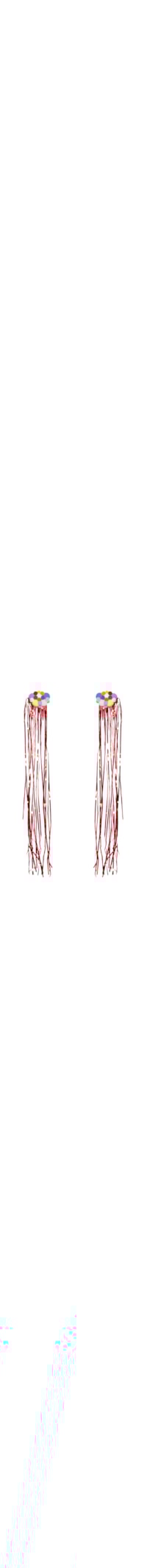 Ombreira Feminina Carnaval Pompom - Vermelho