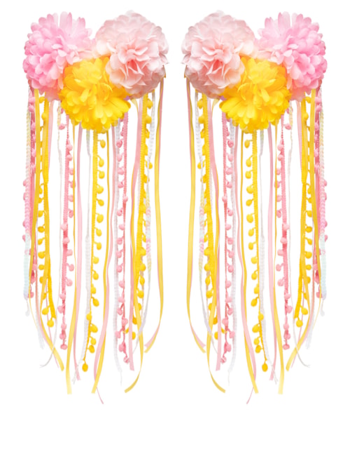 Ombreira Feminina Carnaval Tropical - Amarelo