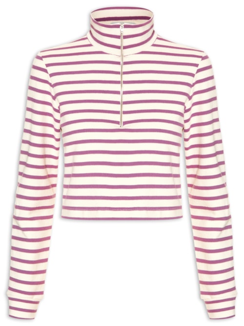 Overtop Listrado – Off White