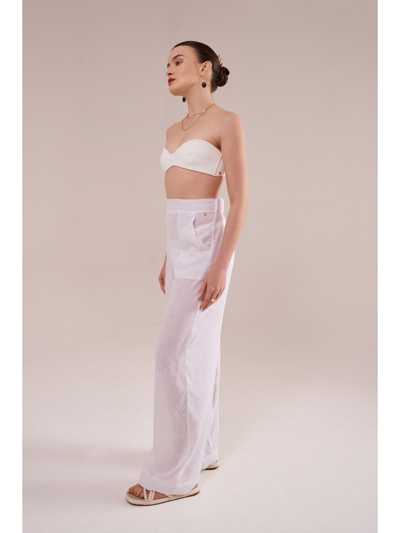 pantalona greta off white Suntime