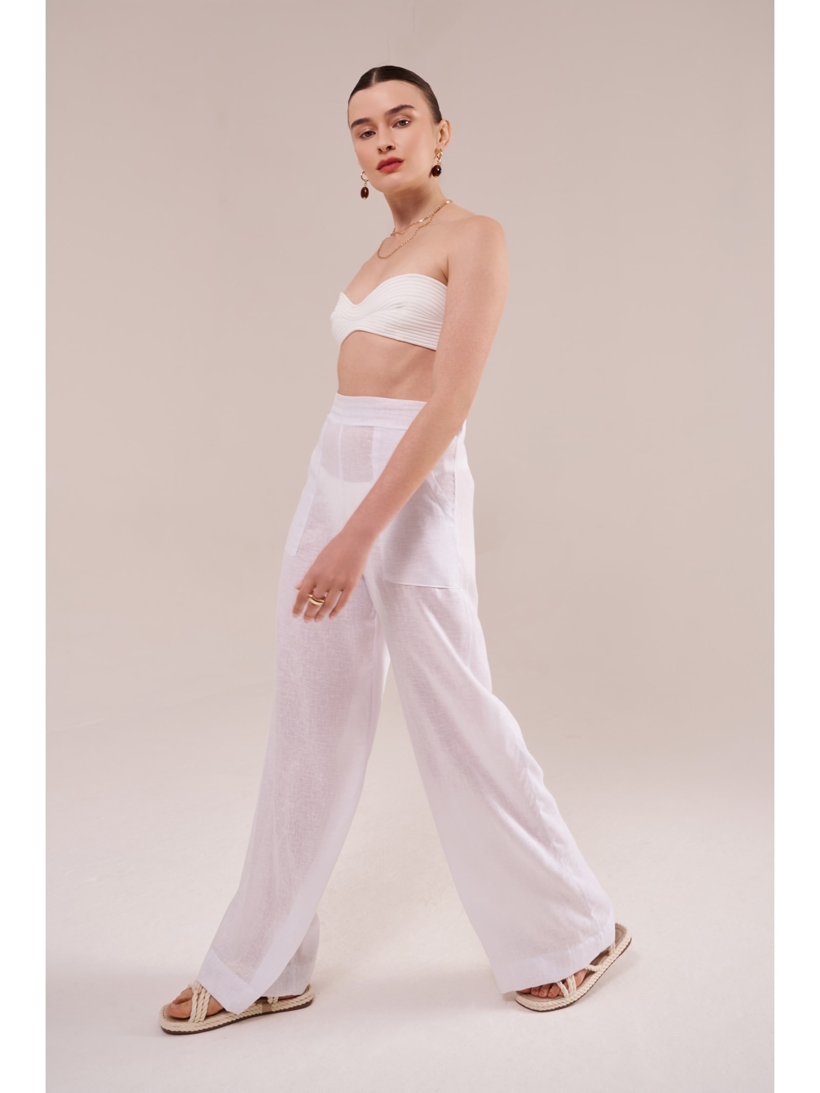 pantalona greta off white Suntime