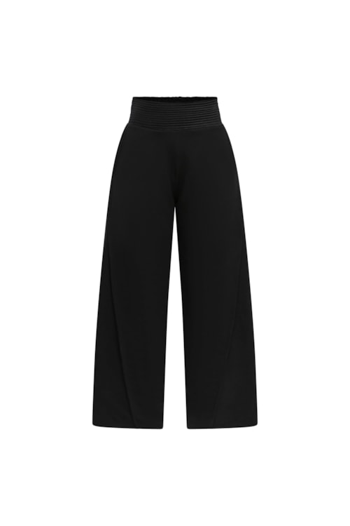 pantalona moletom matelassê preta