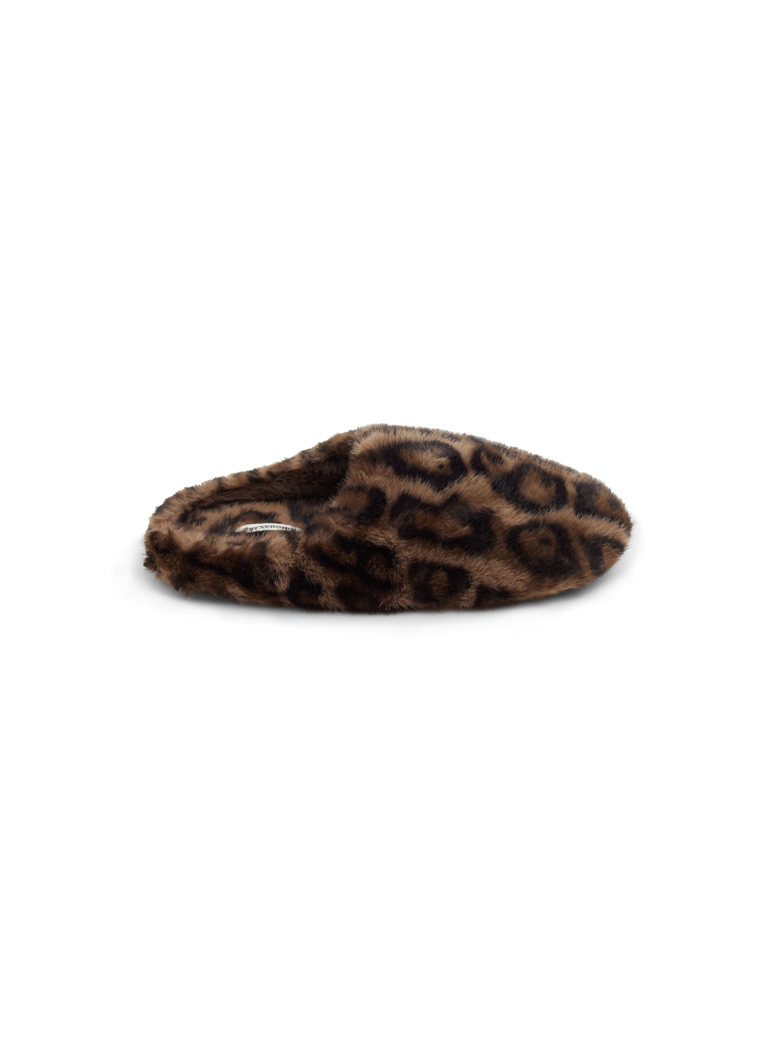 Pantufa Com Efeito De Pelo Marrom Calzedonia