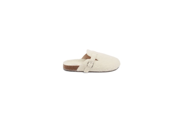 Pantufa Com Efeito Soft - Off-White