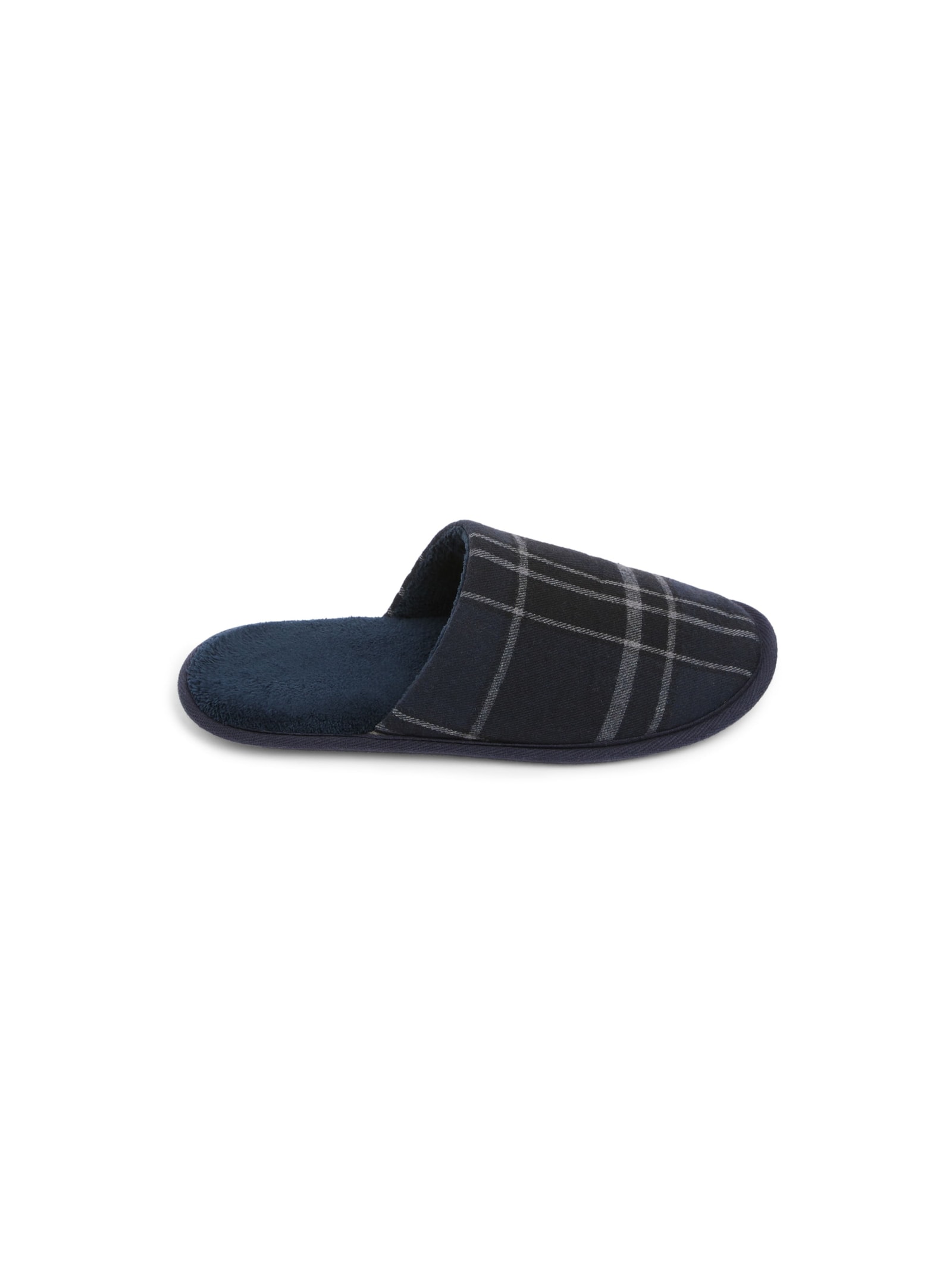Pantufa Com Estampa  Xadrez Azul Intimissimi