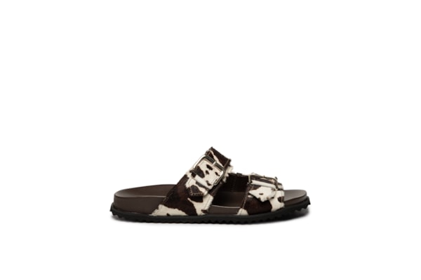 Papete Feminina Em Couro - Animal Print