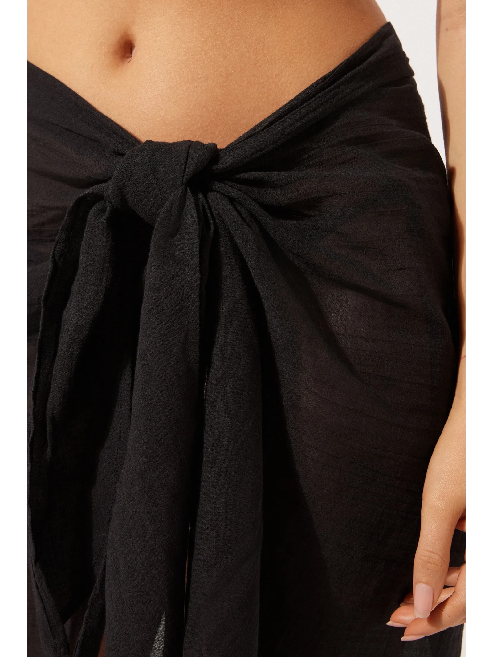 Pareô Curto Preto Calzedonia