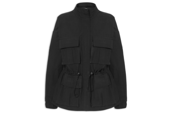 Parka Feminina Algodão Utilitário - Preto