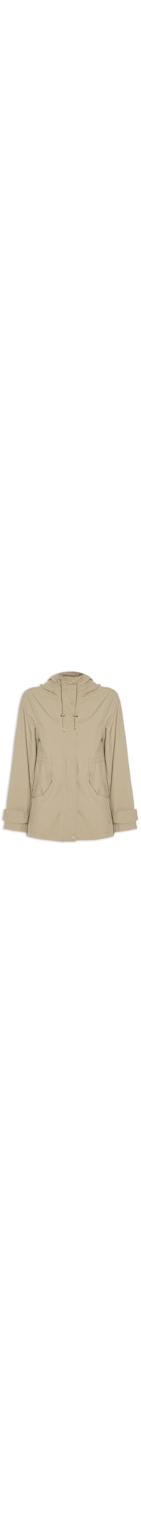 Parka Feminina com Gorro – Bege