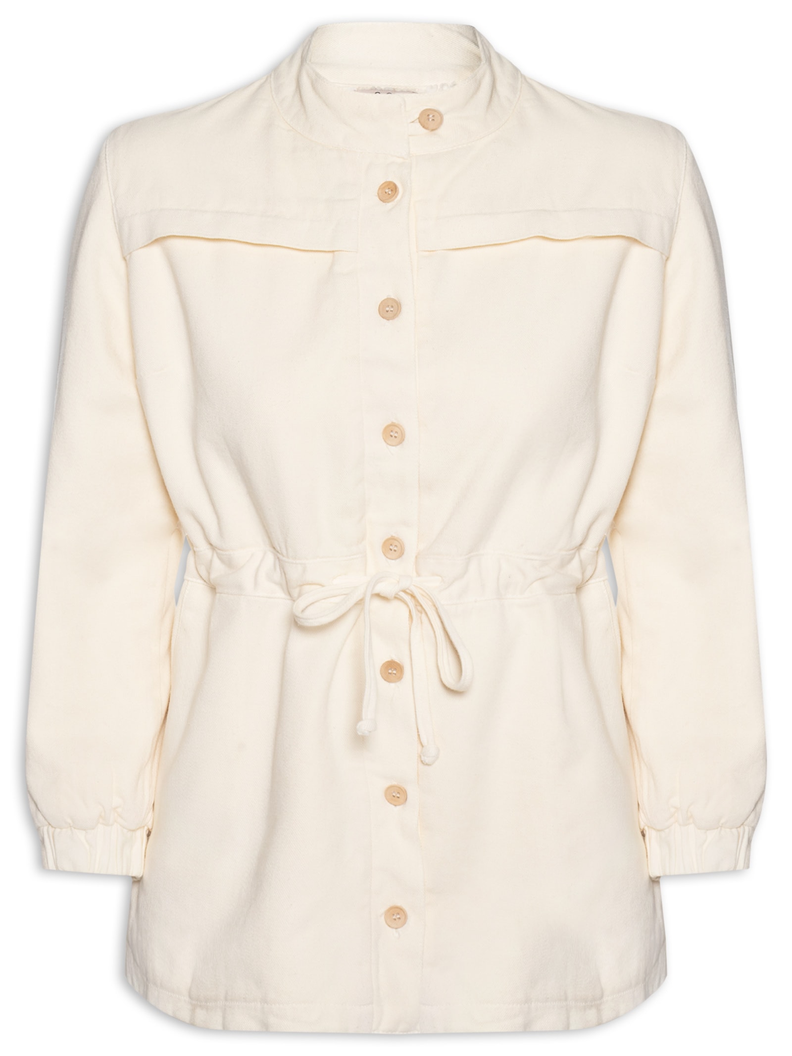 Parka Feminina Sarja Lisa Sherpa Branco Cacay