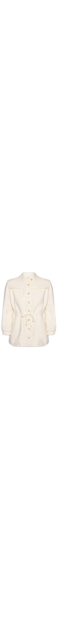 Parka Feminina Sarja Lisa Sherpa - Branco