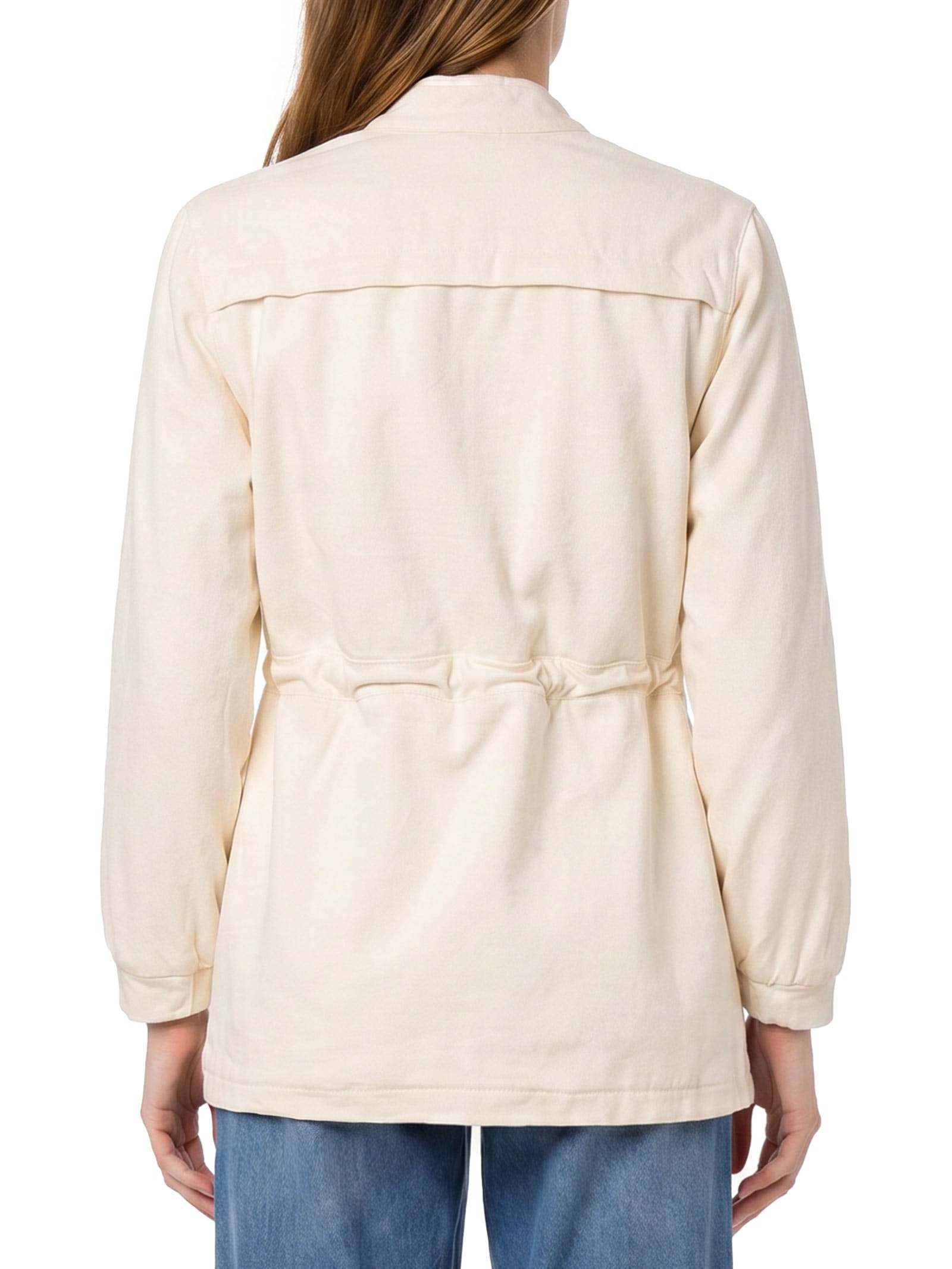 Parka Feminina Sarja Lisa Sherpa Branco Cacay