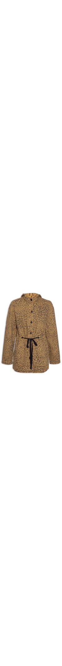 Parka Feminina Sarja Oncinha Estonada - Animal Print