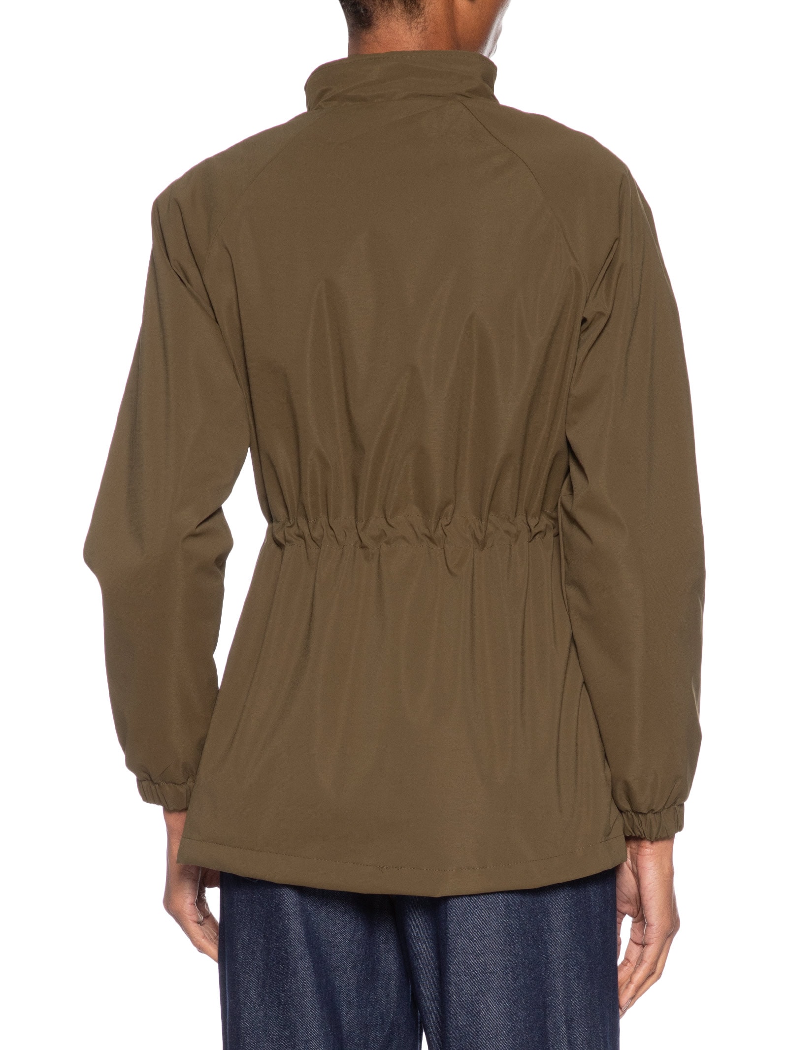 Parka Feminina Utilitária Ajustável Marrom Basiq
