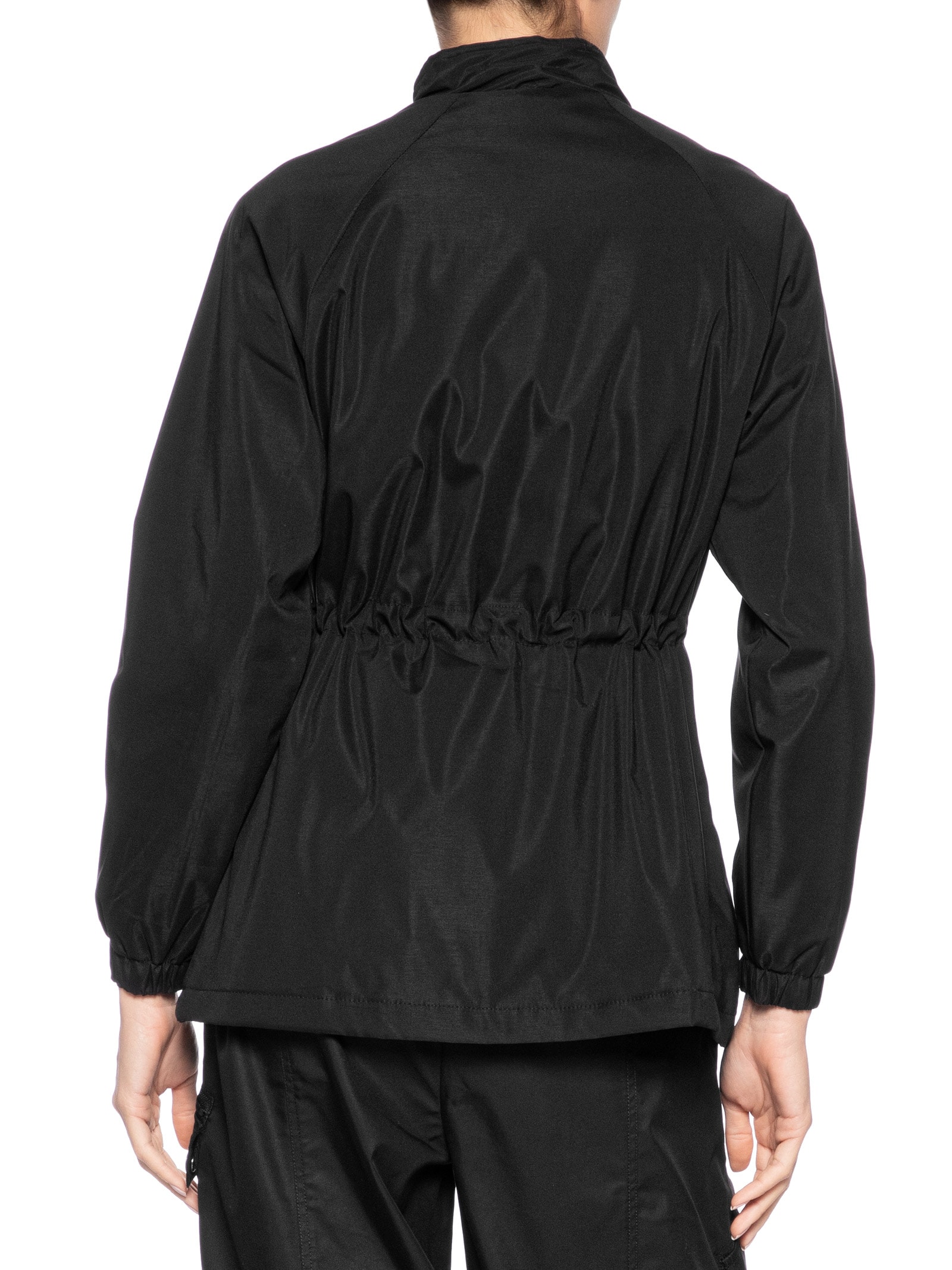 Parka Feminina Utilitária Ajustável   – Preto Basiq