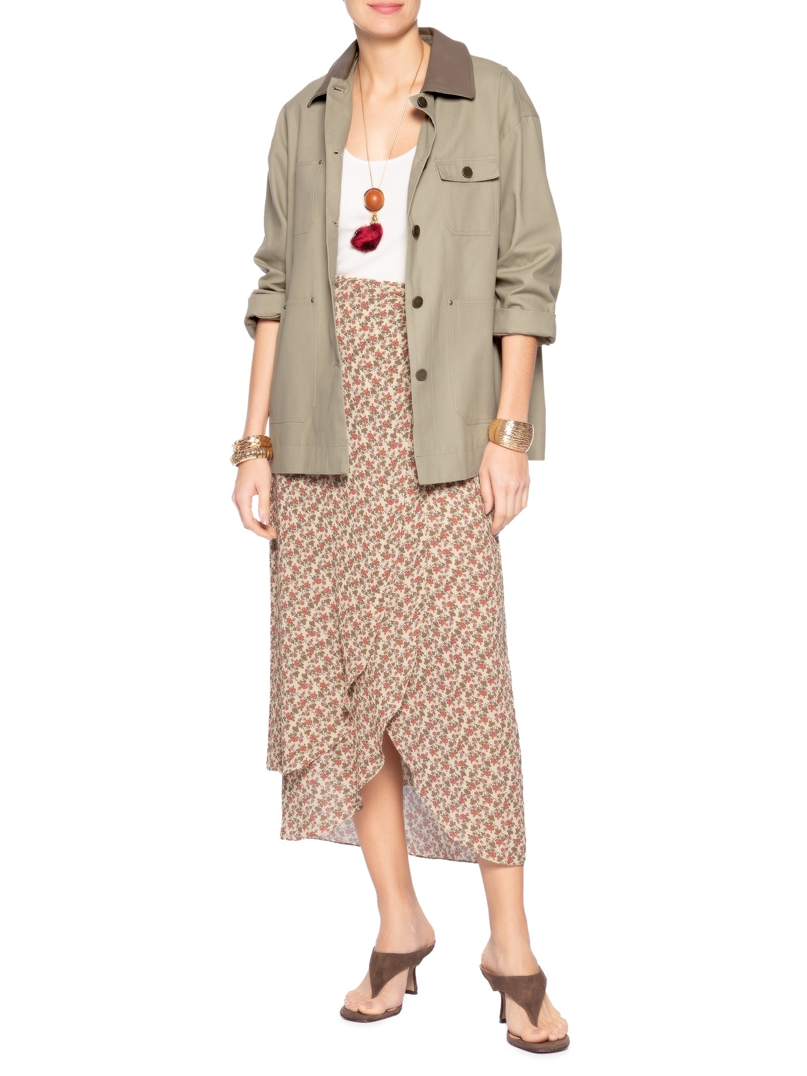 Parka Feminina Utilitária – Verde Maria Filó